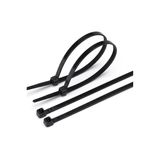 Plastik Cırt Kelepçe, Kablo Bağı Seti, Beyaz, 2.5 x 150 mm, 100 Adet, Kendinden Kilitlemeli Dayanıklı Naylon Kelepçe, Ev, Ofis ve Endüstriyel Düzenleme İçin (siyah)