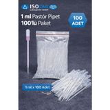 Plastik Damlalık - Pastör Pipet 100 adet - Made in Germany
