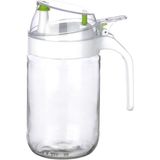 Plastik Damlatmaz Kapaklı Oilcon Yağlık 660ML Beyaz KC-345