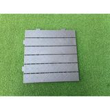 Plastik Deck – Ahşap Görünümlü Zemin Kaplama Karosu (50X50 Cm) (4ADET) - 50 x 50 cm - Kahverengi
