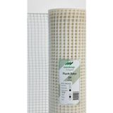 Plastik Dekoratif Bahçe Çiti / Balkon Filesi / Kedi Filesi / Çocuk Güvenlik Filesi Beyaz 1mt*5mt