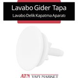 Plastik Delik Taş Tapası - Lavabo ve Gider Tıkacı