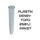 PLASTİK DENEY TÜPÜ 250Lİ PAKET
