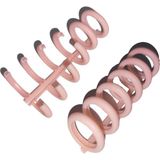 Plastik Dosya Halkası Pembe 2 Adet (10MM Çap) - 1 Çift - Pembe