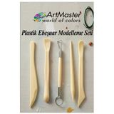 Plastik Ebeşuar Modelleme Seti 5 Li 1 Paket Plastik Kil Seramik Oyma Modelleme Modelaj Seti Heykel Oyma