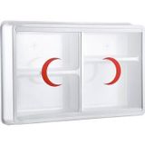 PLASTİK ECZA DOLABI 35x50x10cm (5264)