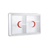 Plastik Ecza Dolabı 35X50x10cm Go53/02256