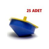 Plastik El Topacı (25'li) - Renkli