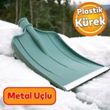 Plastik Faryap Kar Küreme Küreği Ahır Gübre Hayvan Pisliği Temizleme Yeşil 33x38 Cm Kürek