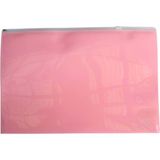 Plastik Fermuarlı A4 Boy Ödev Dosyası 1 Adet (23X33 Cm) - Pembe