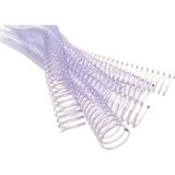 Plastik Helezon Spiral 25MM. 3:1 Şeffaf 50 Ad. 36 Lop Poşetli