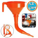Plastik Huni Çelik Süzgeçli Katalitik Konvertör Hunisi Spiralli Borulu Süzgeçli Huni 1.2 Litre