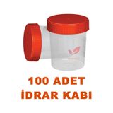 Plastik İdrar Numune Kabı Aseptik Poşetli Steril Beheri 100 ML 100 Adet