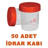 Plastik İdrar Numune Kabı Aseptik Poşetli Steril Beheri 100 ML 50 Adet
