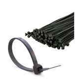 Plastik Kablo Kelepçesi, Siyah, 100 Adet, Bağlama Seti (8 x 800 mm)
