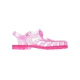 Plastik kadın sandaleti, Ado, pembe parıltılı, Pembe., 40 EU