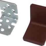 Plastik Kapaklı Metal Gönye Kahve 35x40x40 (4 Adet )