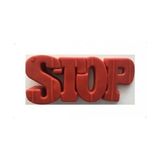 Plastik Kapı Altı Stoperi Kapı Durdurucu STOP yazılı Stoper
