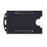 Plastik Kart Muhafaza Kabı Dikey 54X86mm Siyah (50 Li Paket)