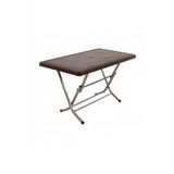 Plastik Katlanır Masa 70X120 6 Kişilik (Acı Kahve) Xömbx1