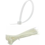 Plastik Kelepçe Cırt Kablo Bağı Beyaz 2.5x100 Mm 10 Cm 100 Adet
