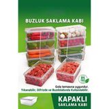 Plastik Kendinden Kilitli- Kapaklı Saklama Kabı Gıda&yemek&derin Dondurucu&hobi&oyuncak&takı&malzeme