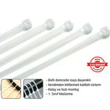 Plastik Kilitli Kelepçe 8X500 Mm Beyaz