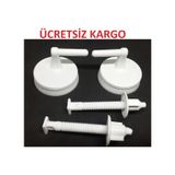 Plastik Klozet Kapak Montaj Vidası Seti Yeni Tip