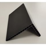 Plastik Köşebent L Profil | Pakette 4 Adet | 60 x 90 mm | Çift Cidar- Yüksek Dayanım - Siyah - 1.5 metre