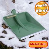 Plastik Koyu Yesil 33X38 Cm Kurek Faryap Kar Kureme Kuregi Ahir Gubre Hayvan Pisligi Temizleme