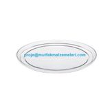 Plastik Kristal Fanus Tepsisi - 25 Cm Bo327