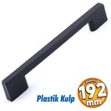 Plastik Kulp Kopru Mobilya Mutfak Dolabi Cekmece Dolap Kulplari Kapak Kulpu Kulbu Siyah 192 Mm