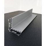 Plastik L Profil Köşebent 40x40 mm 4 Adet x 1 Metre Çift Cidarlı