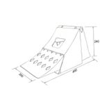 Plastik Lastik Takozu 50x20