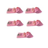 Plastik Lüx Pembe Renk Kaşık - Parti Davet Piknik Çorba Yemek Kaşığı - 18 Cm. - 25'Li 5 Paket