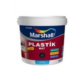 Plastik Mat Siyah Su Bazli Ic Duvar Boyasi 2.5Lt=4Kg-Silinebilir-Mukemmel Matlik-Ortuculuk