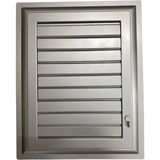Plastik Menfez 35X55 Gümüş Banyo Wc Havalandırma - Çok Renkli