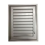 Plastik Menfez 65x65 Gümüş Banyo Wc Havalandırma Renksiz
