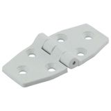 Plastik Menteşe. Uzun-Uzun Model. Beyaz. 37X78Mm
