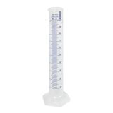 Plastik Mezür 1000ml (1-Litre) / Uzun Form/Dereceli Silindir Mavi Skala