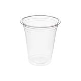 Plastik Milkshake Bardağı 50'li Şeffaf Meşrubat Bardağı Limonata Cup Kapaklı Içecek 300 Cc(Ml)