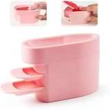 Plastik Nail Art Toz Toplama Kabı - 2'Si 1 Arada Dip Powder Geri Kazanım Kabı