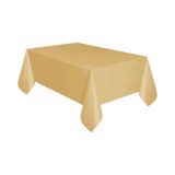 Plastik Naylon Su Geçirmez Parti Piknik Renkli Masa Örtüsü - 120x180 Cm. - Altın - 1 Adet Altın