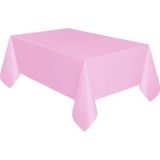 Plastik Naylon Su Geçirmez Parti Piknik Renkli Masa Örtüsü - 120x180 Cm. - Pembe - 1 Adet