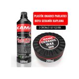 Plastik Onarıcı Ve Parlatıcı Boya Seramik Koruma Wax 2'li Set