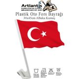 Plastik Otofors Bayrak 30X45 Cm 1 Adet Konvoy Ve Arac Bayragi Cama Takilan Bayrak Turk Bayragi Oto Fors