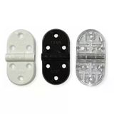 Plastik Oval Menteşe 7Cm - 2 Adet