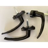 PLASTİK PENCERE KOLU SİYAH