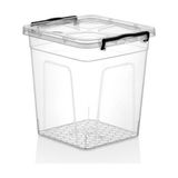 Plastik Saklama Kutusu, Kilitli Kapaklı (10 Litre)