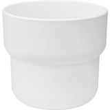Plastik Saksı, Beyaz, 9 Cm, Iç/dış Mekan - 1